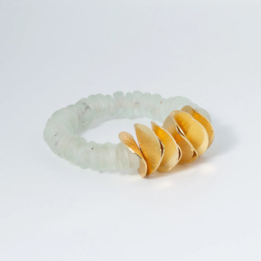 Clear Marine Seascape - Gold Discs