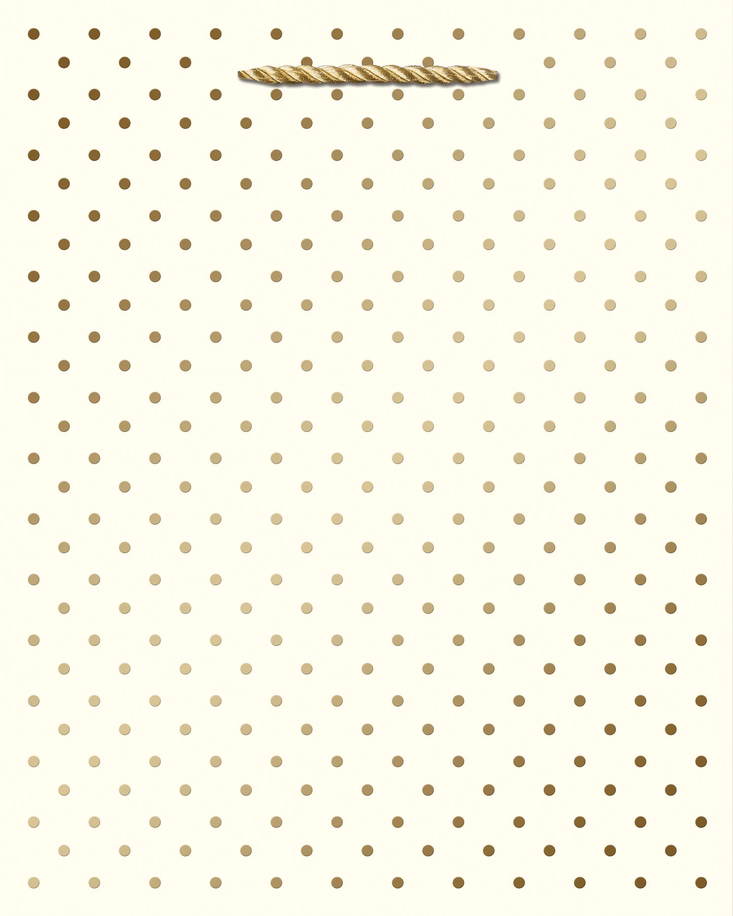 Design Design Gold Swiss Dots-Cream
