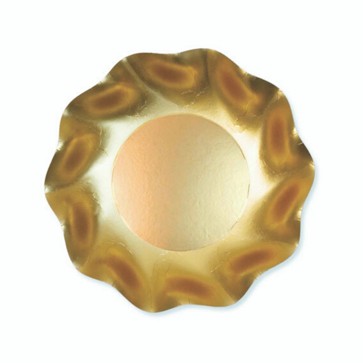 Wavy Appetizer Gold Bowl