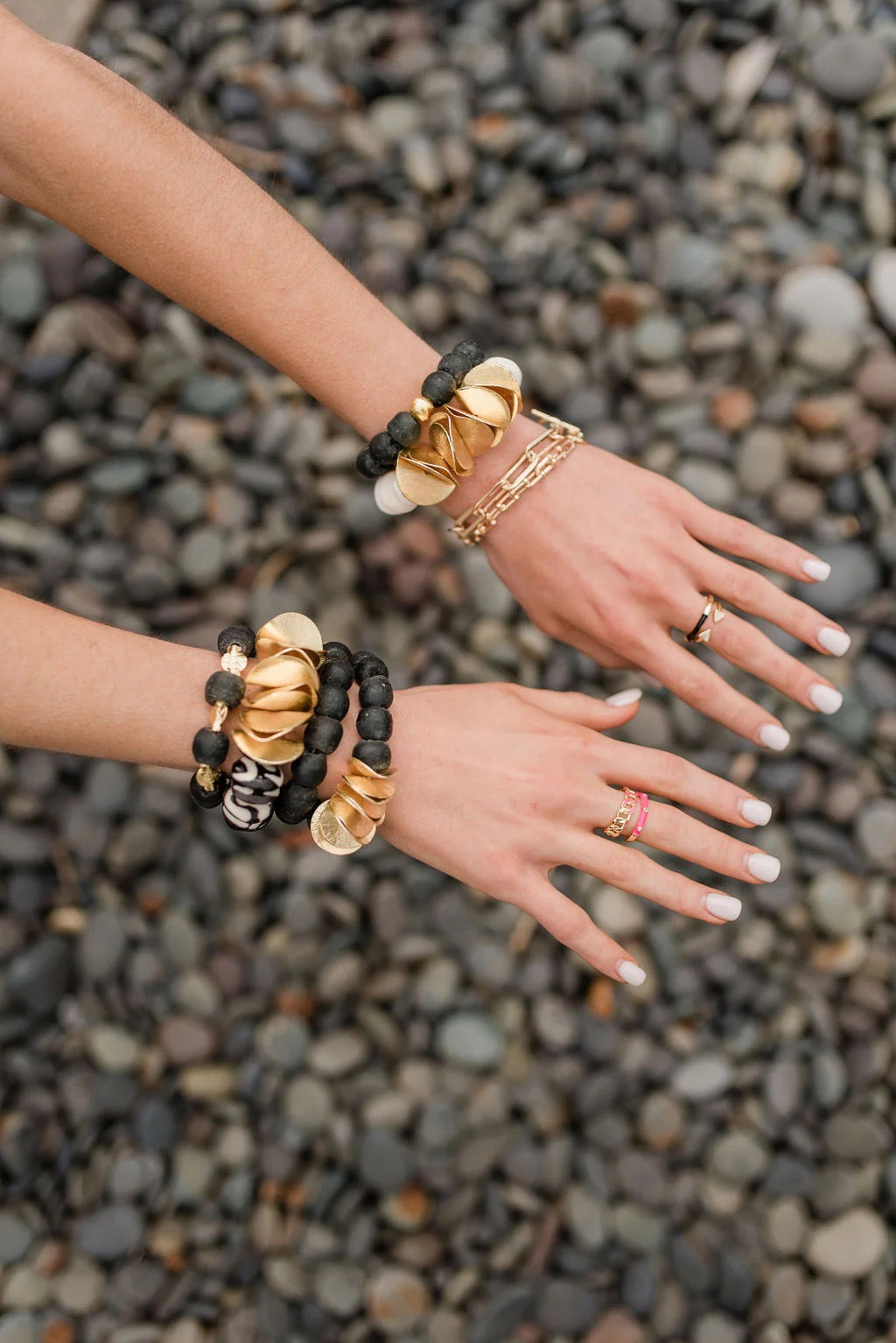 Black Sands Seascape - Gold Bar