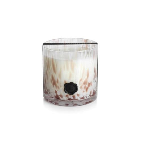 AG Opal Glass Candle - White & Taupe - Rio de Janeiro