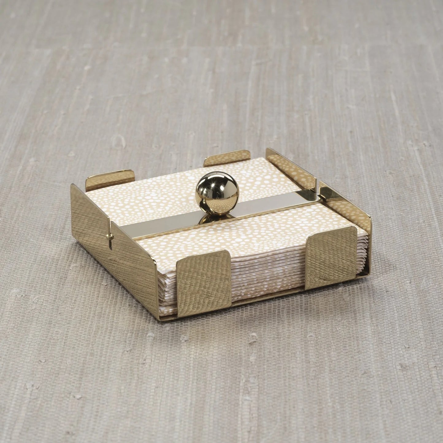 Basso Napkin Holder Collection - Polished Gold