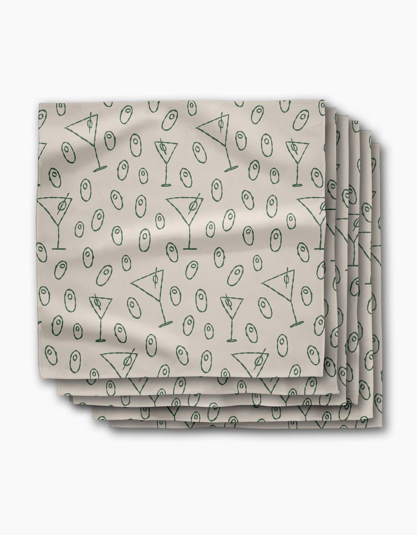 Dirty Martini Dinner Napkin Set
