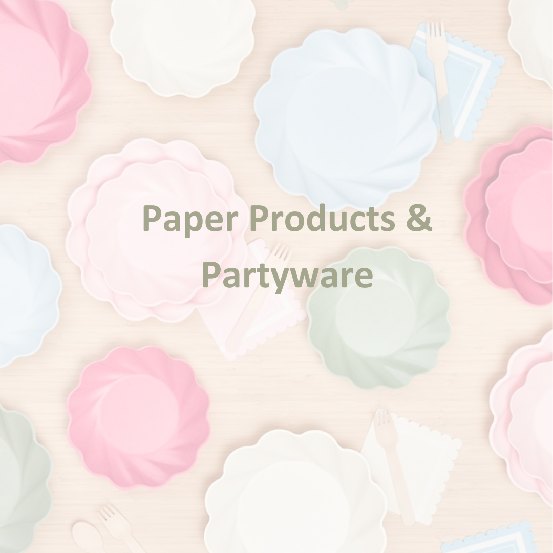 Paper Products & Partyware – tagged 