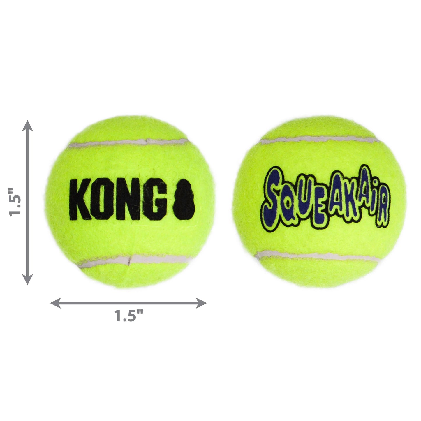 KONG® SqueakAir® Balls Dog Fetch Toy XS (pack of 3)
