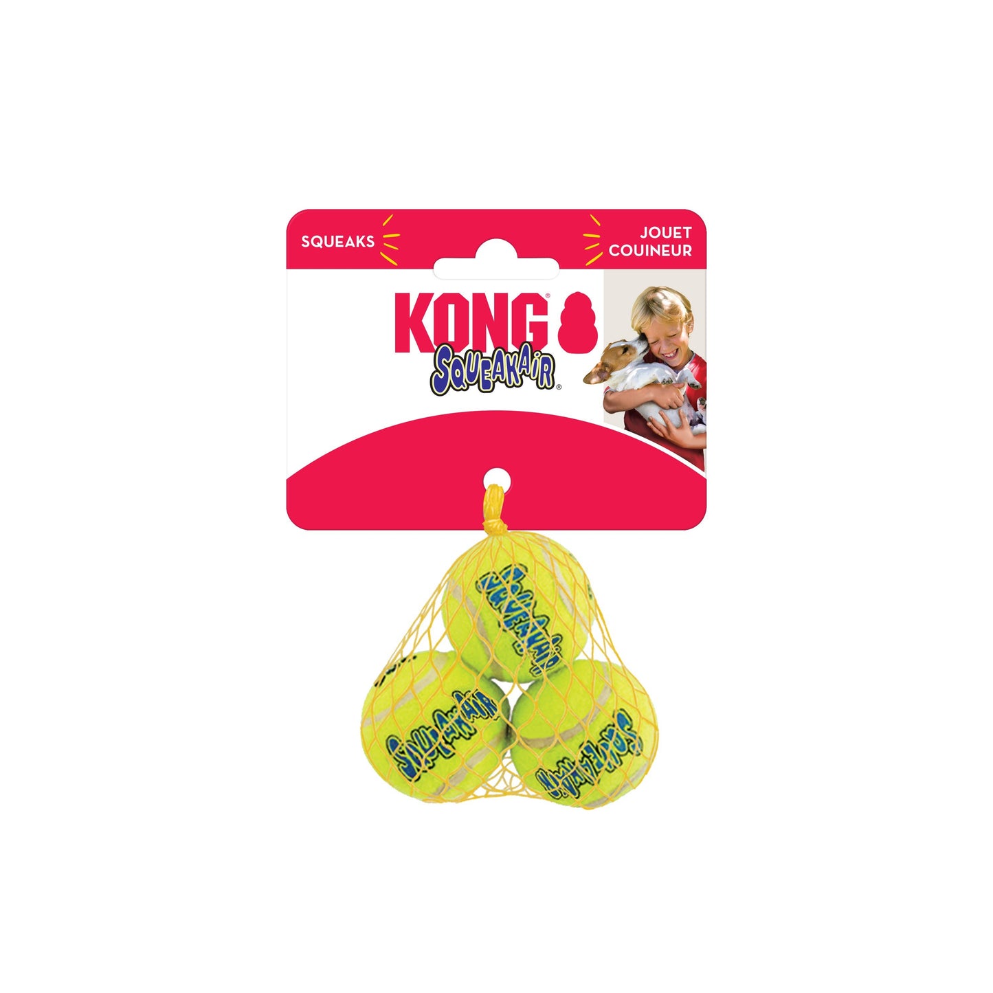 KONG® SqueakAir® Balls Dog Fetch Toy XS (pack of 3)
