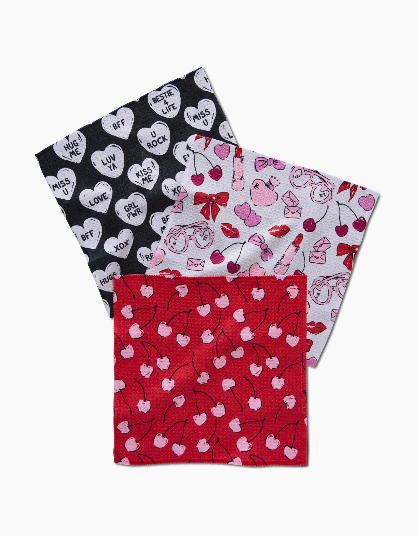 Valentines Dishcloth Set