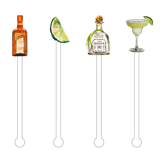 MAKE ME A MARGARITA ACRYLIC STIR STICKS COMBO