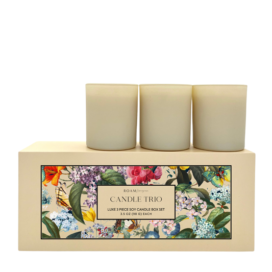 Votive Trio Box Set - Floral