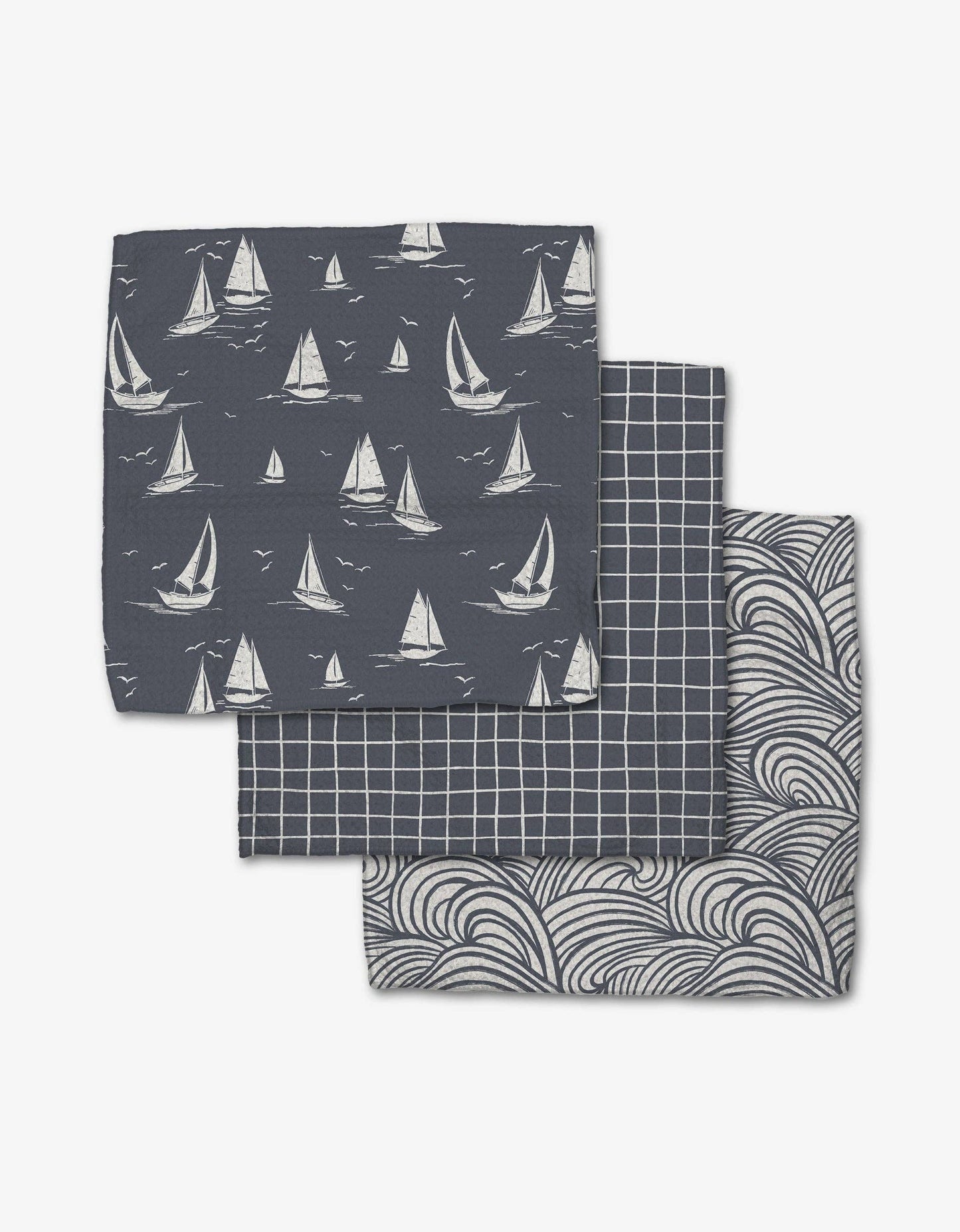 Coastal Day Dishcloth Set