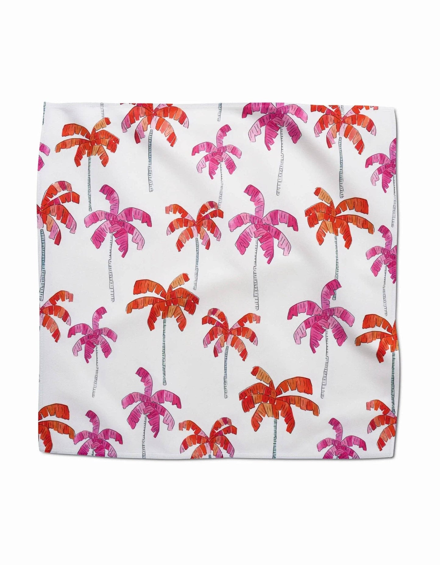 Pink Palms Dinner Napkin Set