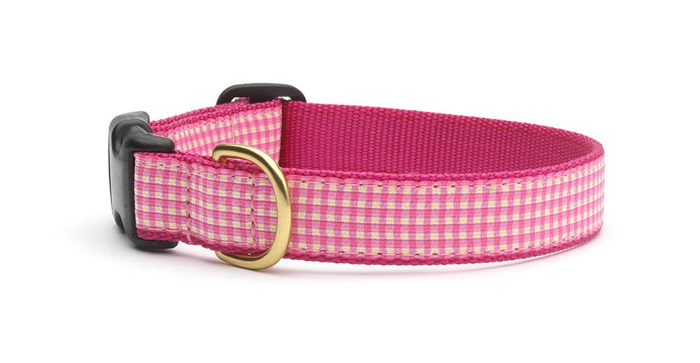 Up Country Pink Gingham Collar
