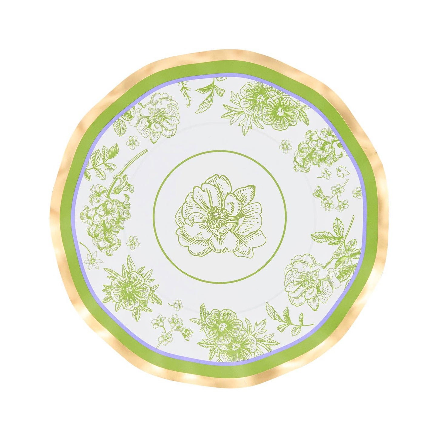 Easter Toile Salad Plates/8pk