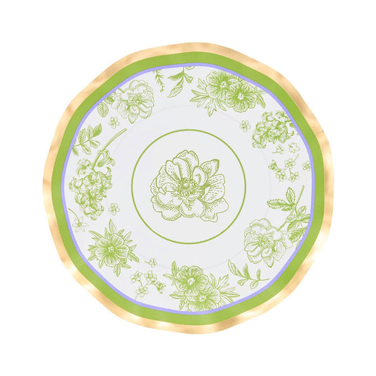 Easter Toile Salad Plates/8pk