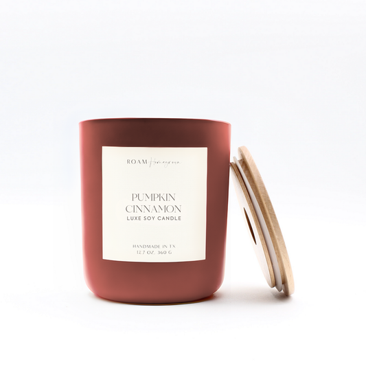 Pumpkin + Cinnamon Bestselling Fall Soy Candle