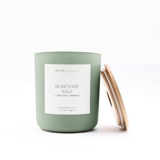 Brighter Days Soy Candle, Rosemary Sage