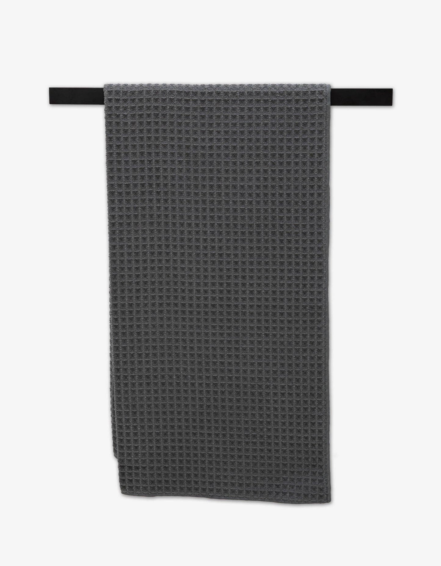 Charcoal Waffle Bath Towel