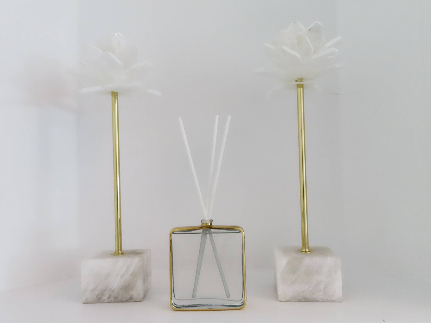 Gold Framed Square Shaped Diffuser