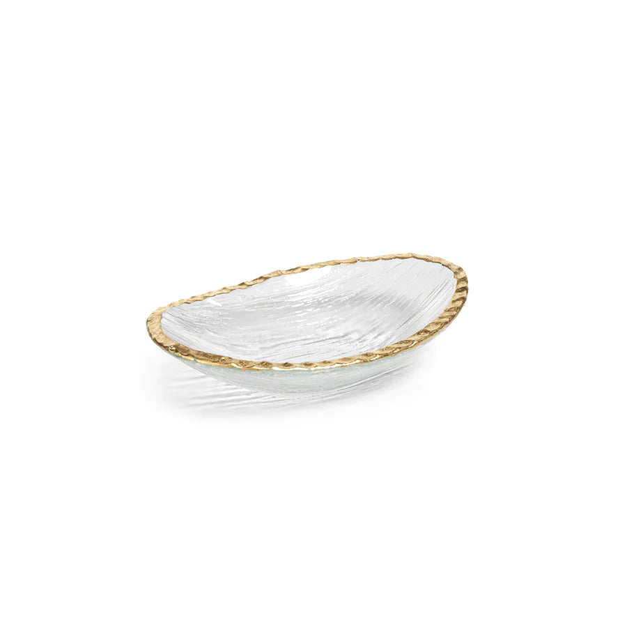 Clear Textured Bowl