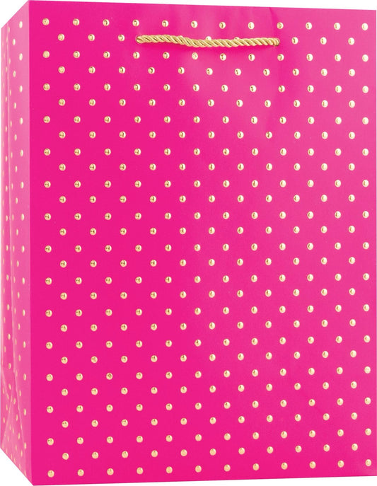 Design Design Gold Swiss Dots-Magenta