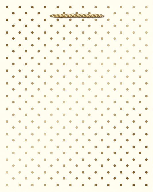 Design Design Gold Swiss Dots-Cream