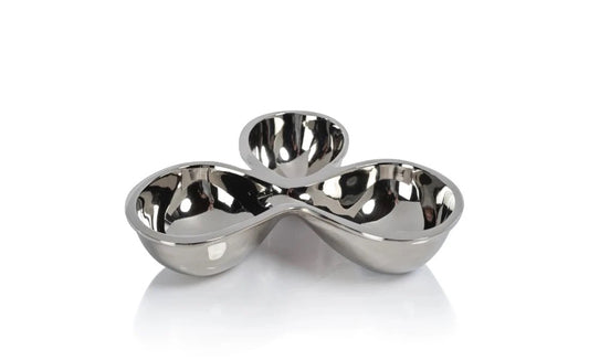 Punta Mita Cocktail Condiment Bowl Set - Polished Nickel