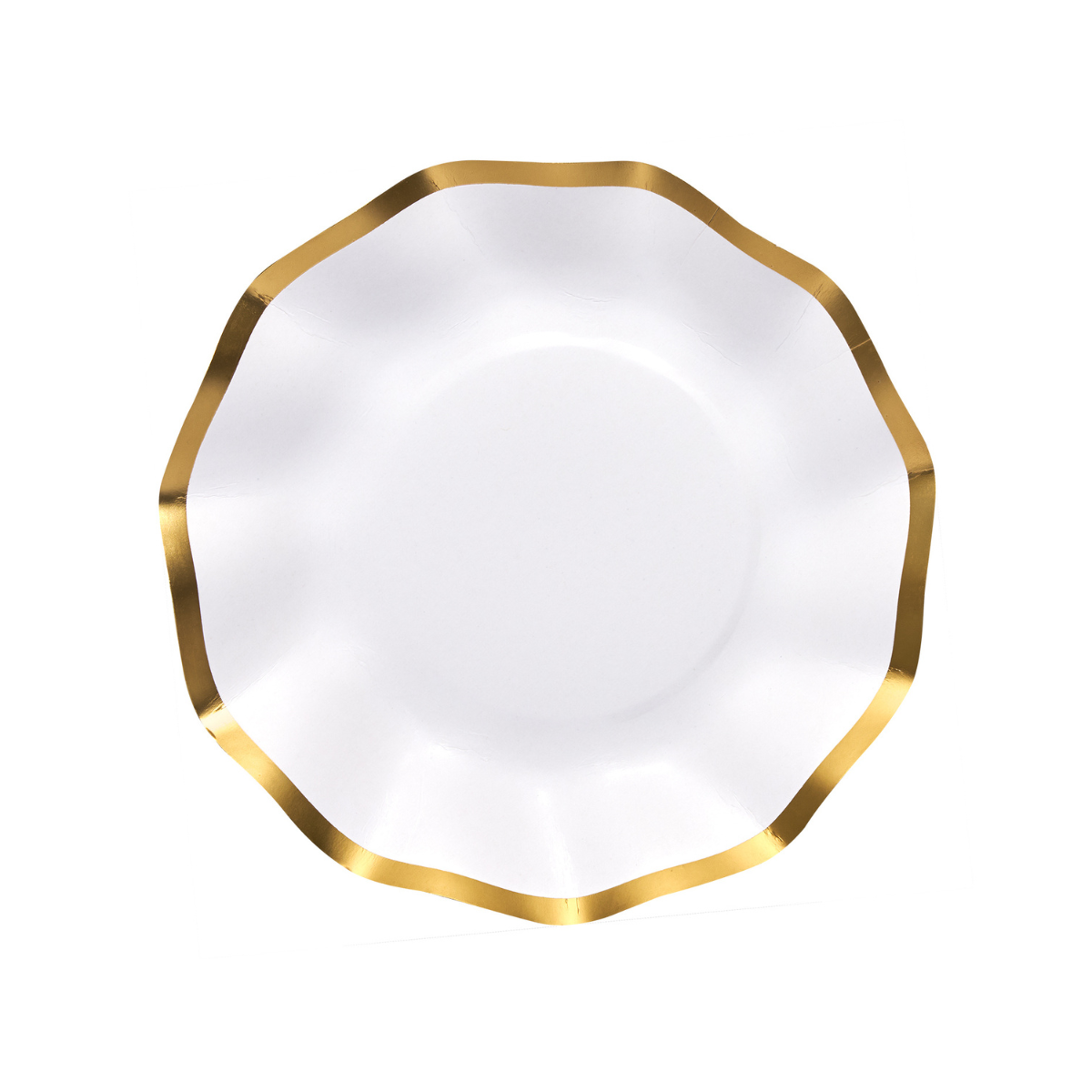 Everyday White Wavy Appetizer/Dessert Bowls/8pk