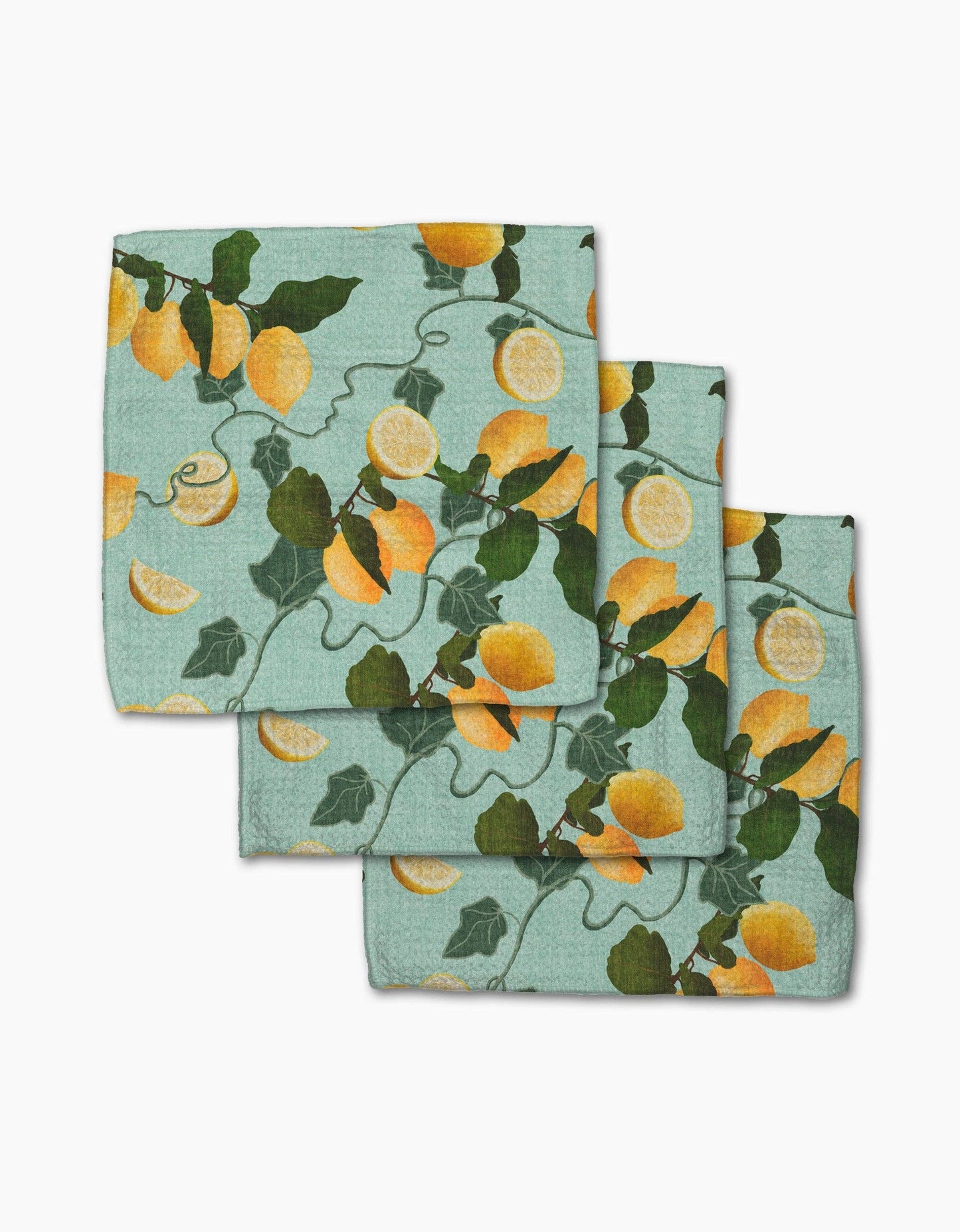 Amalfi Lemon Dishcloth Set