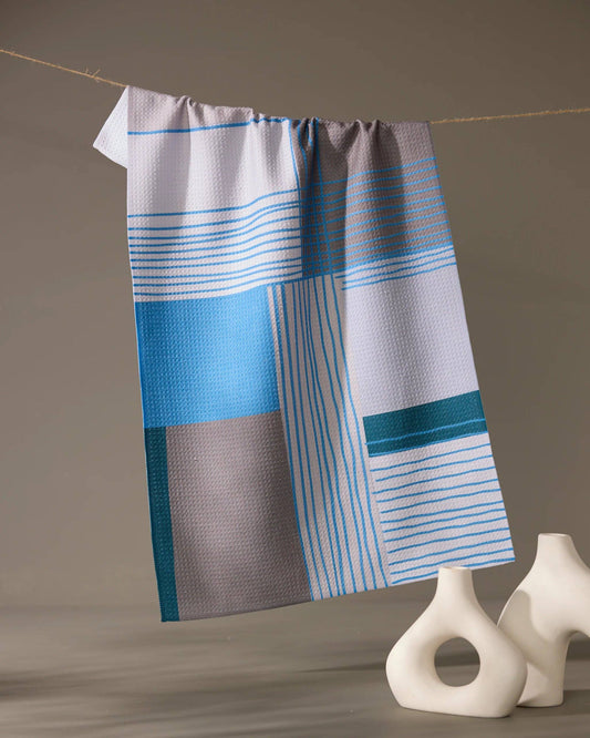 Cool Blocks Tea Towel