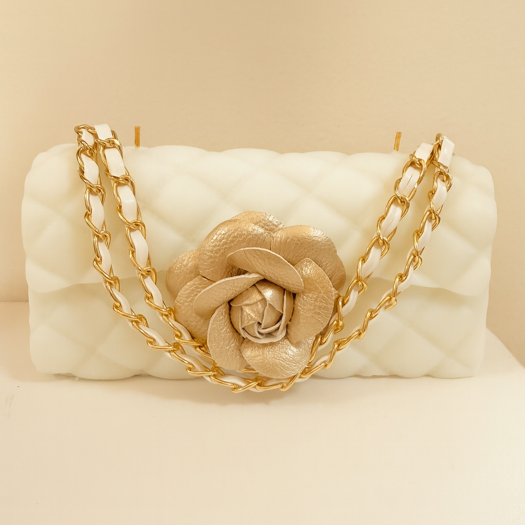The Classic Couture Collection Candles Purses: Type of Coco Mademoiselle / White Gold