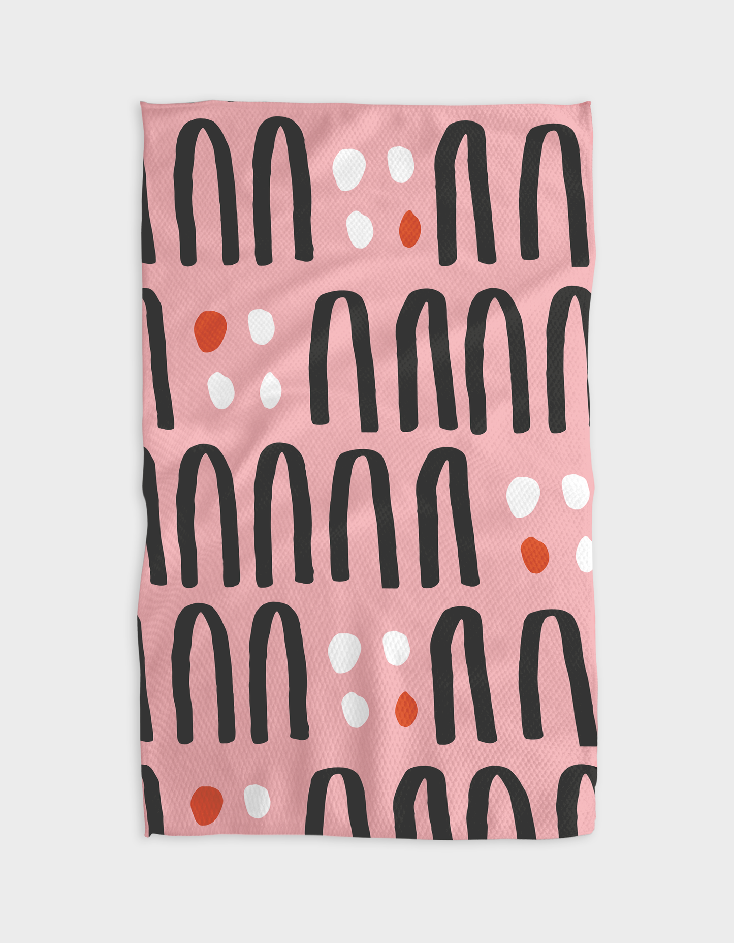 Modern Pink Kitchen Tea Towel